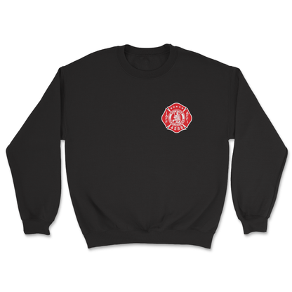 Palatine Firefighters Local 4588 Crewneck Sweatshirt Flag Logo