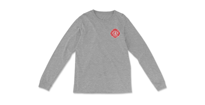 Palatine Firefighters Local 4588 Long Sleeve T-Shirt with maltese logo on back